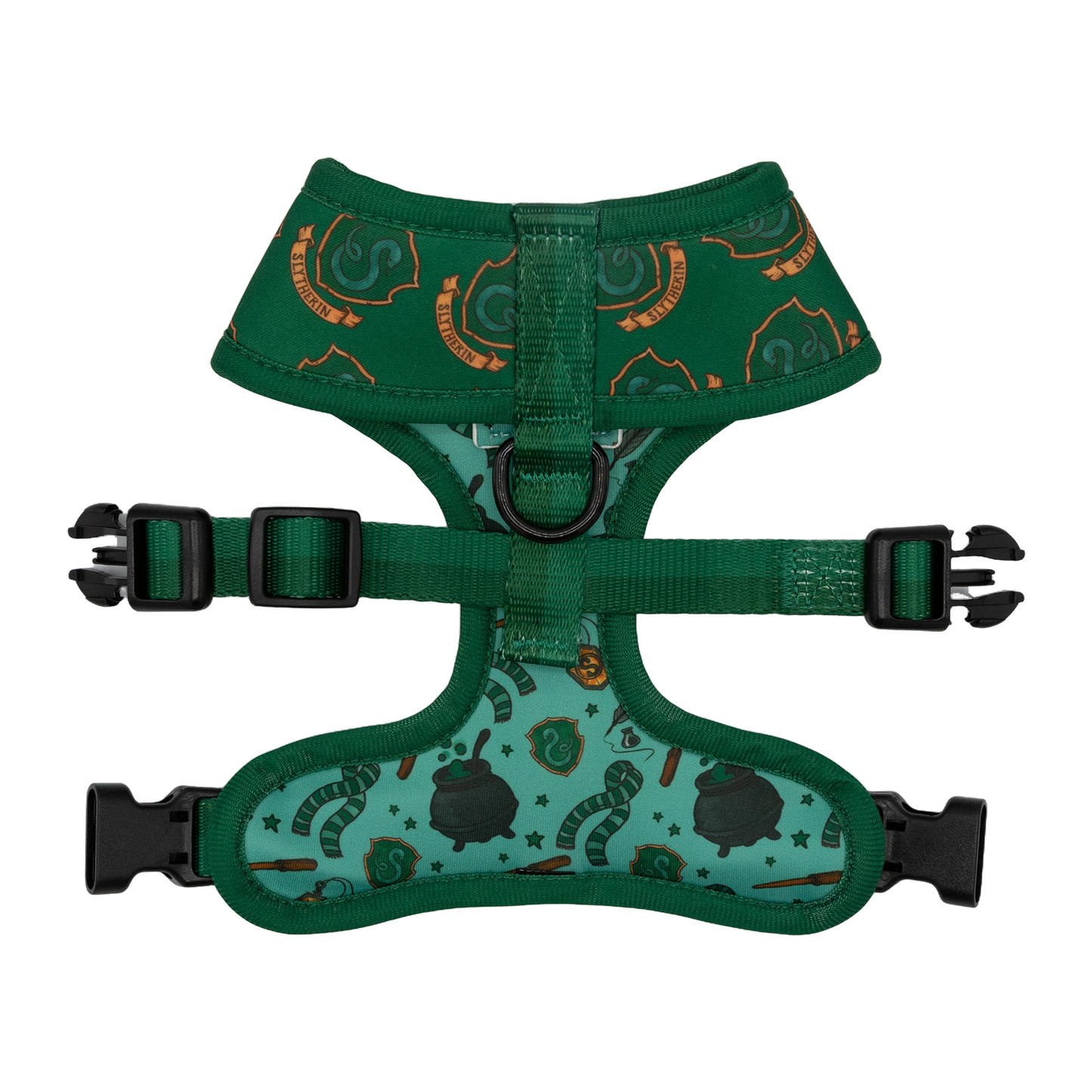 Slytherin Pet Harness - Sassy Woof