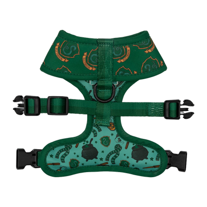 Slytherin Pet Harness - Sassy Woof