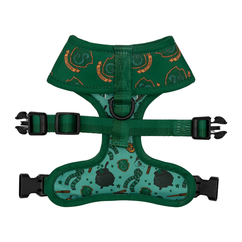 Slytherin Pet Harness - Sassy Woof