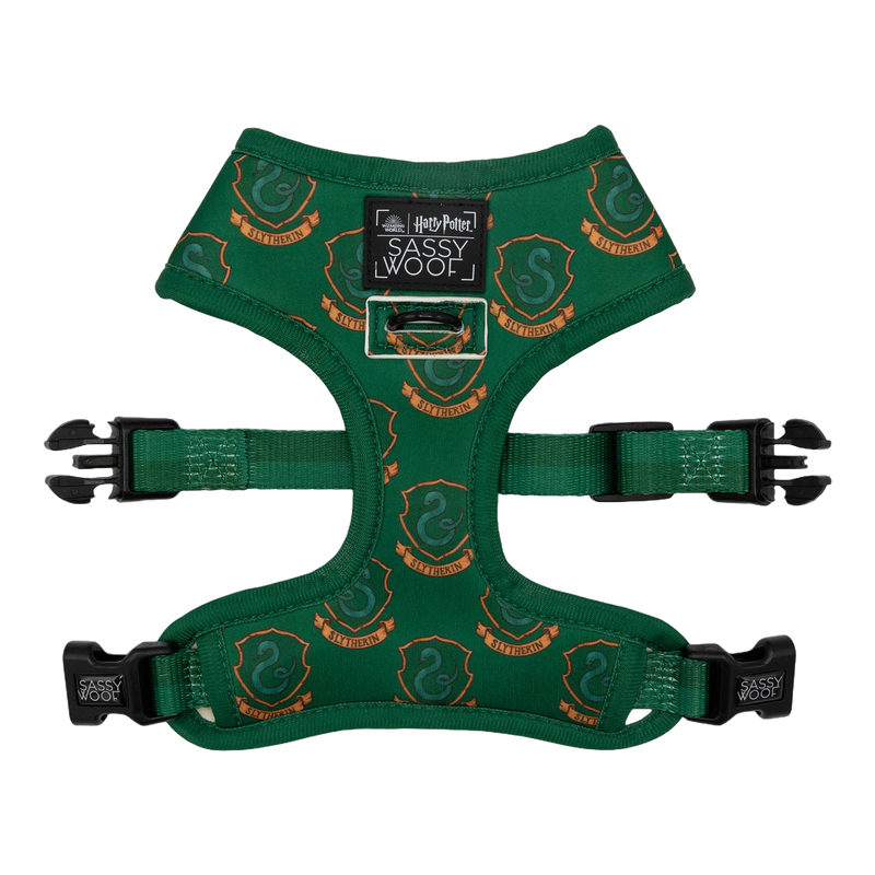 Slytherin Pet Harness - Sassy Woof