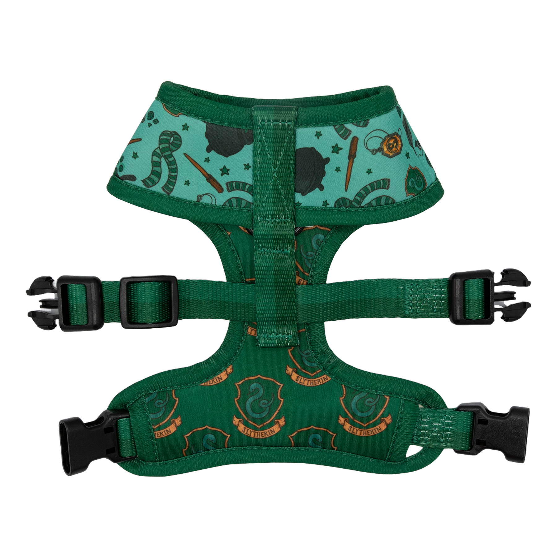 Slytherin Pet Harness - Sassy Woof