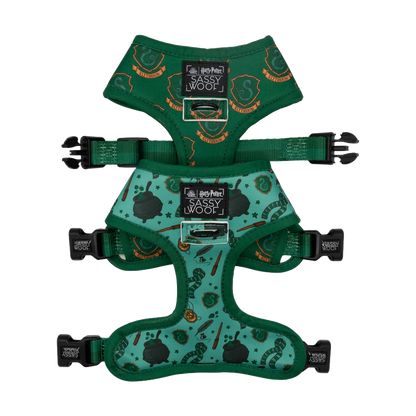 Slytherin Pet Harness - Sassy Woof