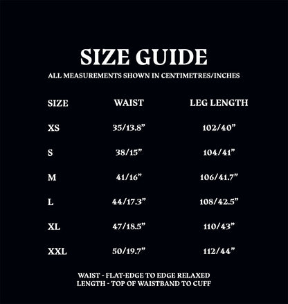 Harry PJ Bottom Size Guide