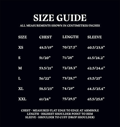 Harry PJ Top Size Guide