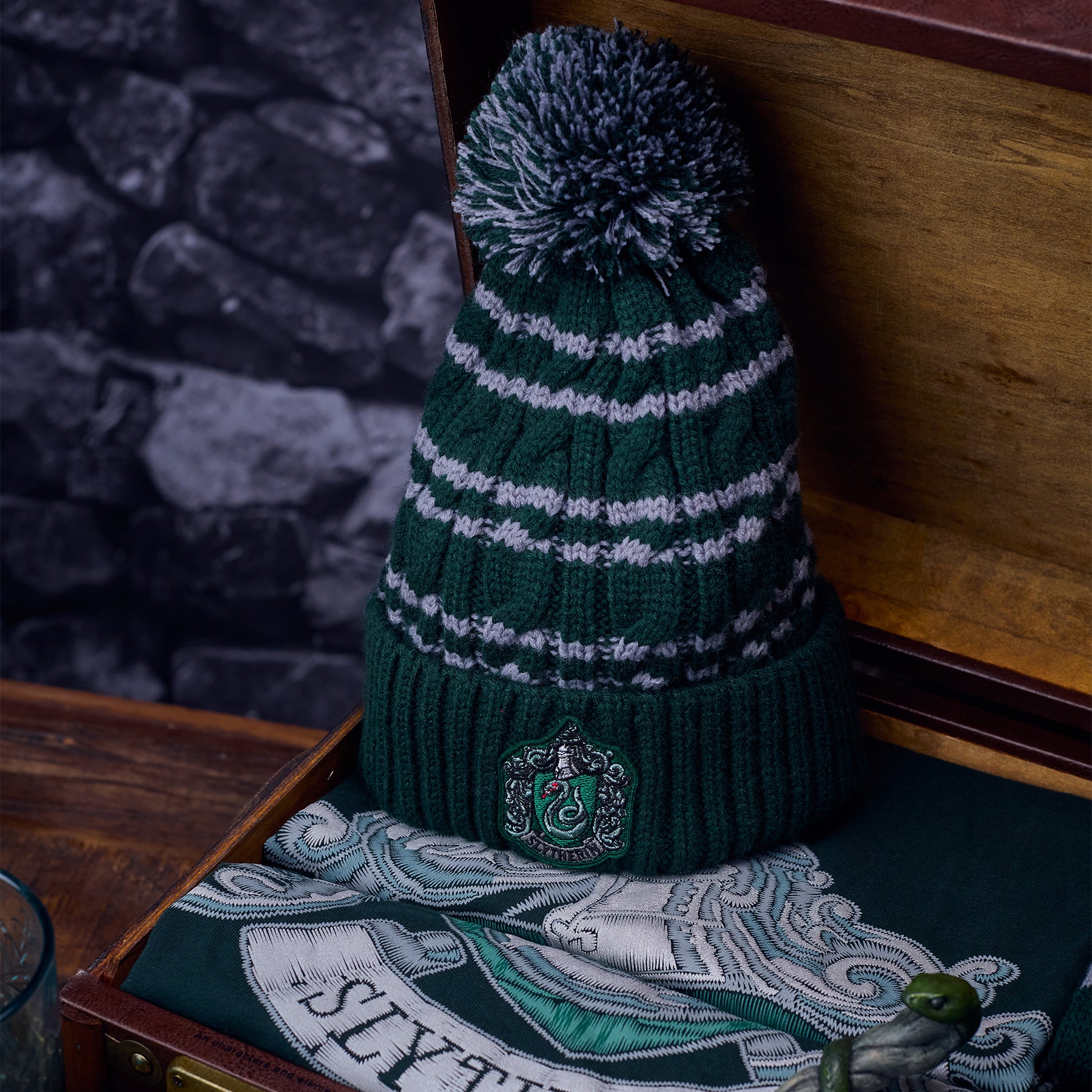 Slytherin Knitted Hat