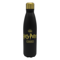 Harry Potter London Black & Gold Water Bottle