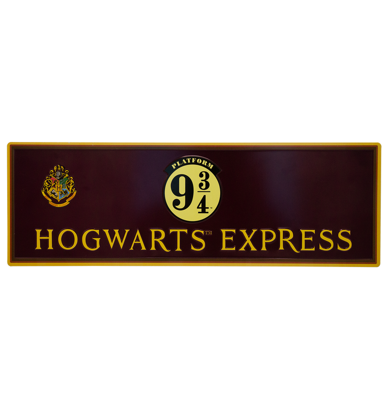 Hogwarts Express Platform 9 3/4 Sign
