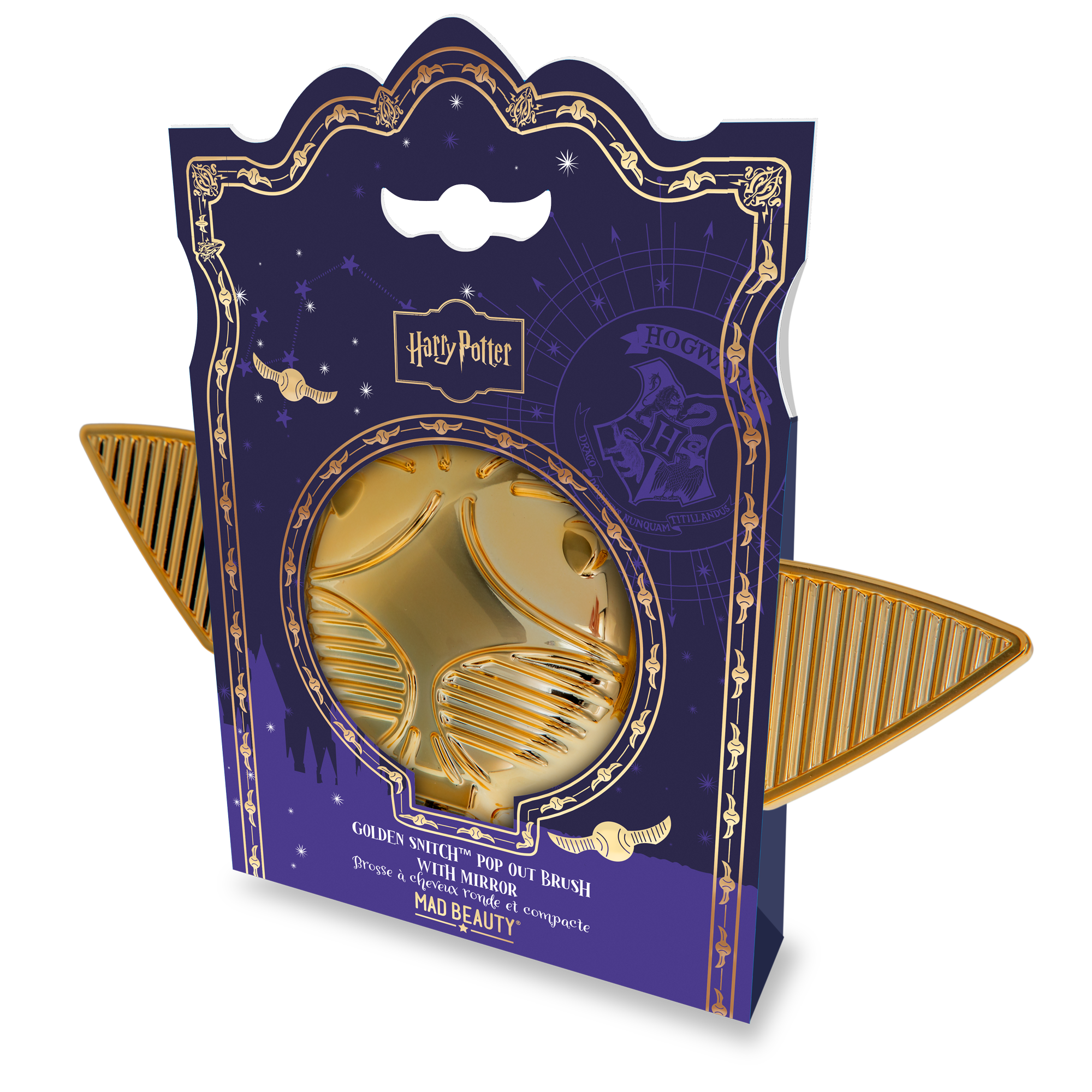 Golden Snitch Hairbrush & Mirror Set