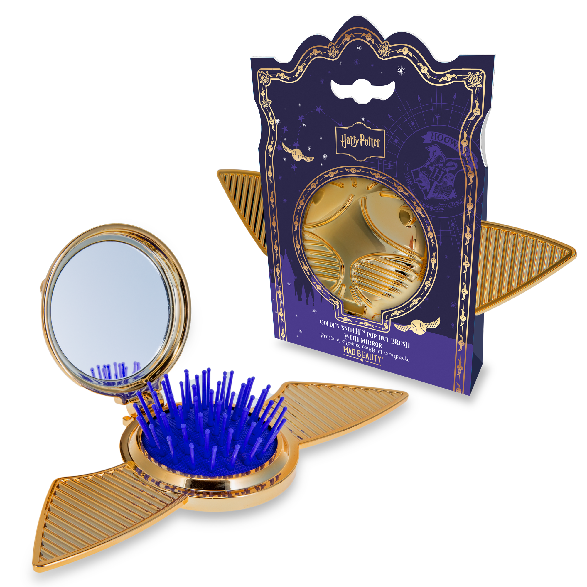 Golden Snitch Hairbrush & Mirror Set