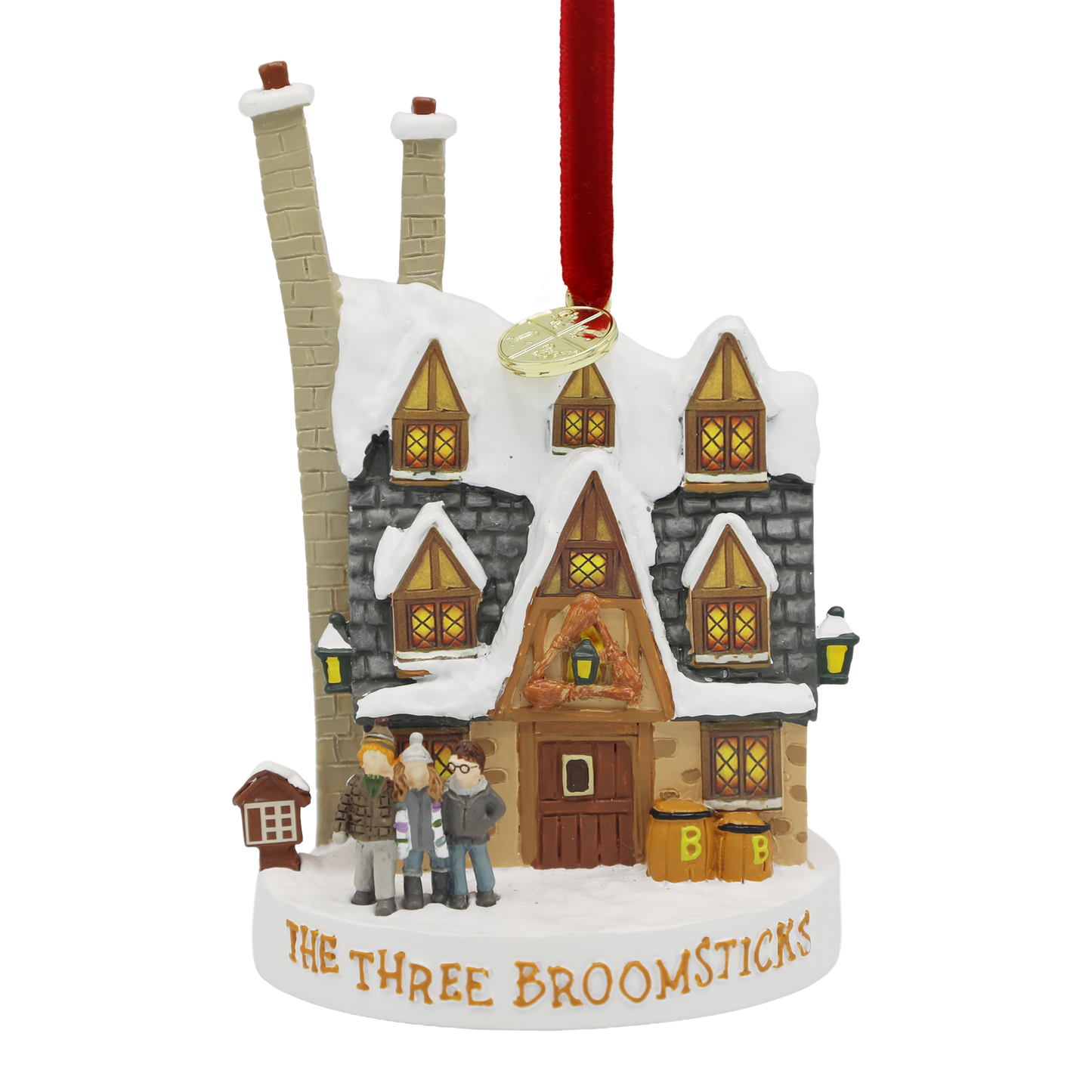 Three Broomsticks Ornament