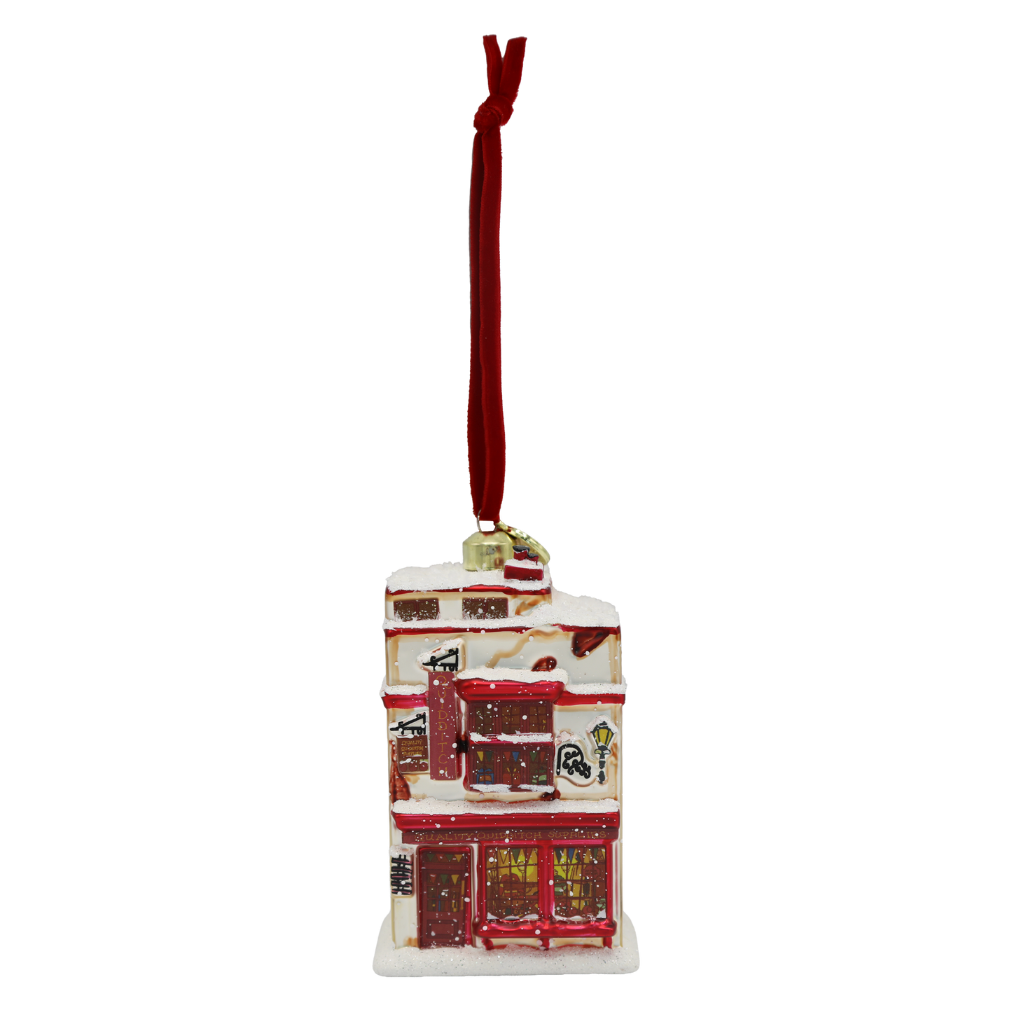 Quality Quidditch Supplies Glass Ornament