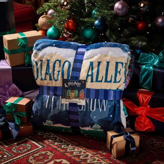 Diagon Alley Christmas Blanket