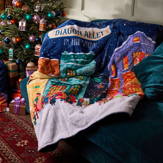 Diagon Alley Christmas Blanket