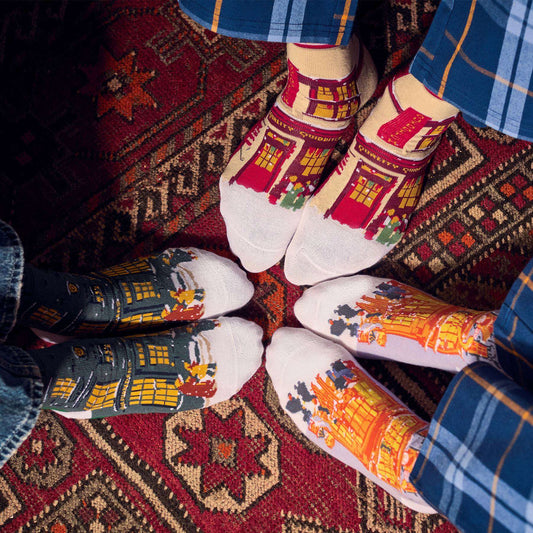 Diagon Alley Christmas 3-Pack Socks