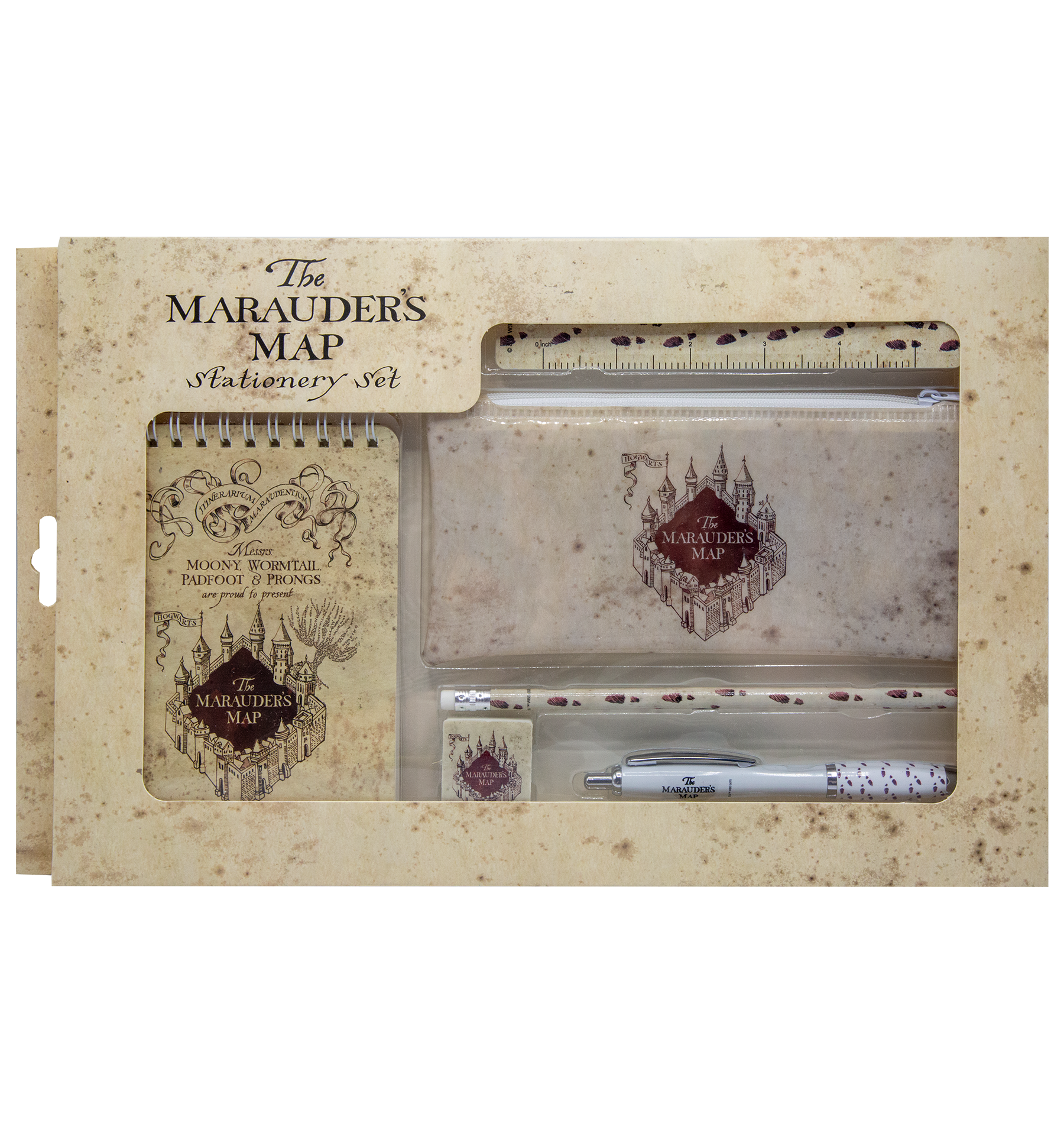 Marauder's Map Stationery Set