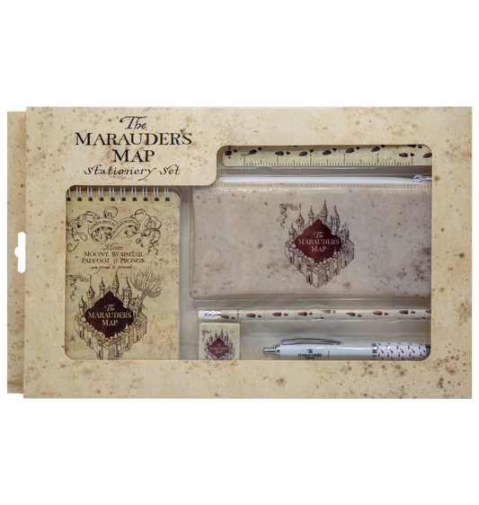 Marauder's Map Stationery Set