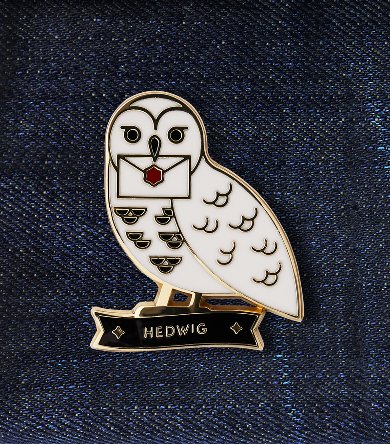 Hedwig Enamel Pin