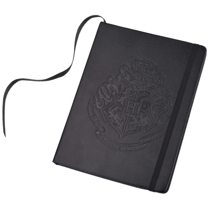 Personalised Hogwarts Crest Embossed Journal