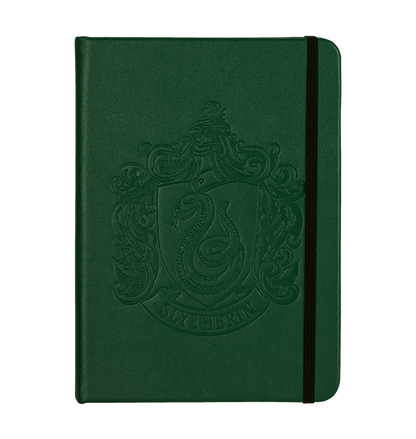 Personalised Slytherin Crest Embossed Journal