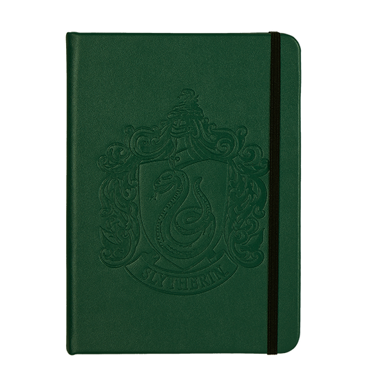 Personalised Slytherin Crest Embossed Journal