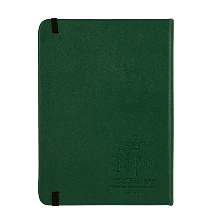 Personalised Slytherin Crest Embossed Journal