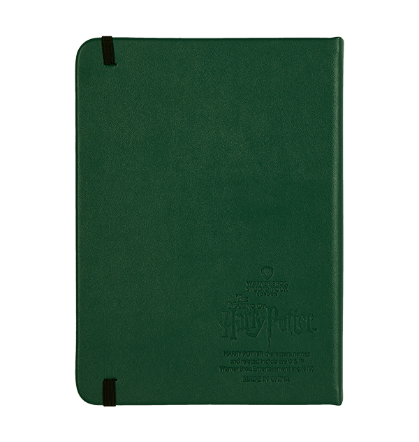 Personalised Slytherin Crest Embossed Journal