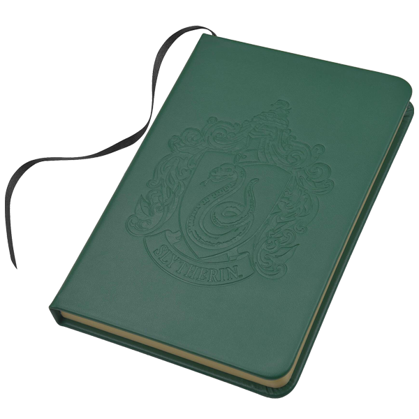 Personalised Slytherin Crest Embossed Journal