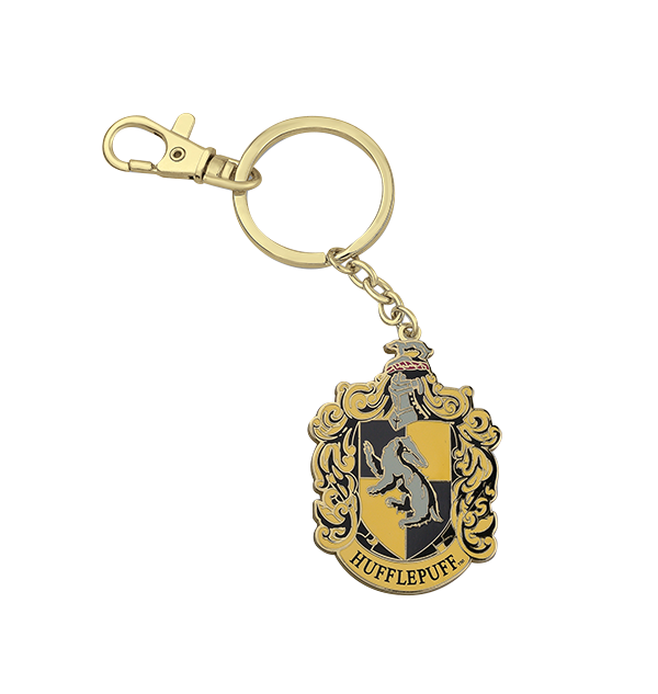 Hufflepuff Crest Medallion Keyring