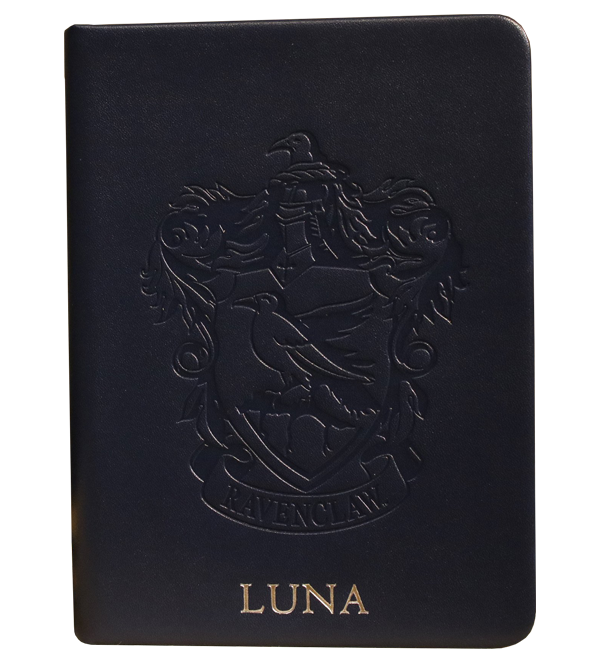 Personalised Ravenclaw Crest Embossed Journal