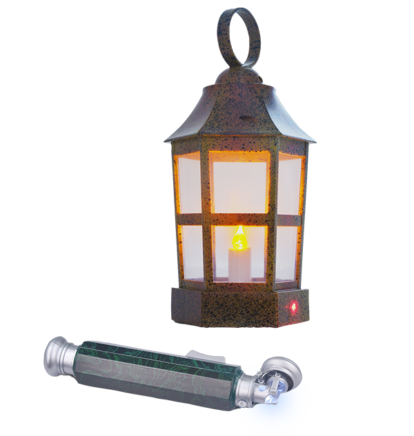 Deluminator with hand-held Lantern