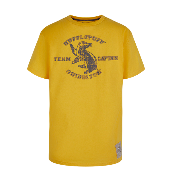 Kids Hufflepuff Quidditch Team Captain T-Shirt