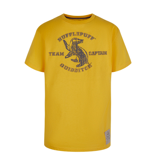 Kids Hufflepuff Quidditch Team Captain T-Shirt