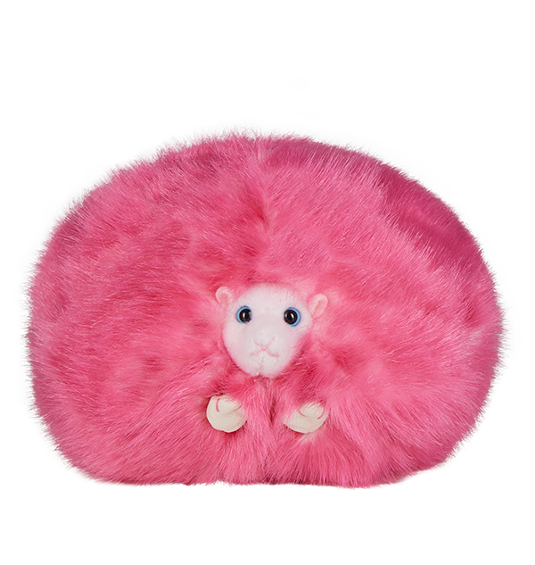 Pink Pygmy Puff Plush with Sound