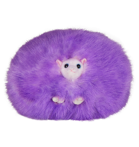 Purple plush discount toy