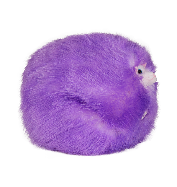 Purple Pygmy Puff Plush with Sound