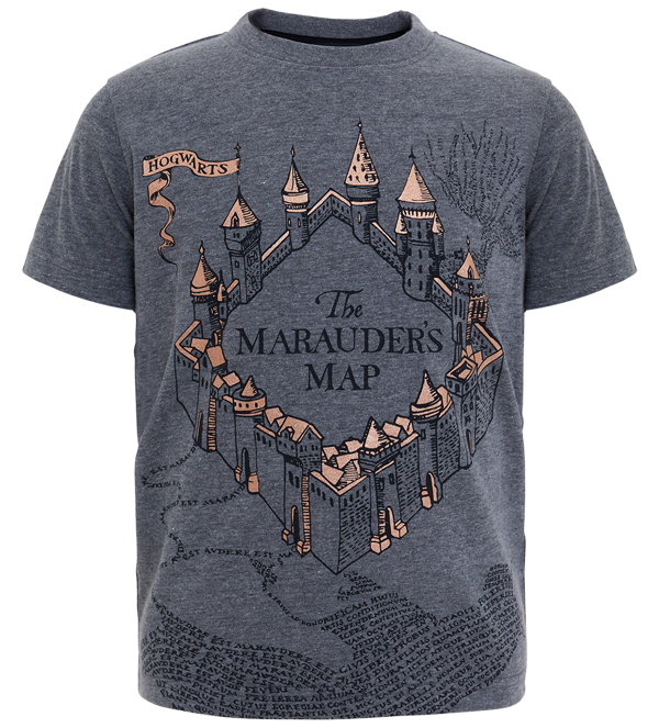 Kids Marauders Map T-Shirt | Harry Potter Shop UK