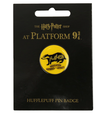 Hufflepuff House Traits Pin Badge