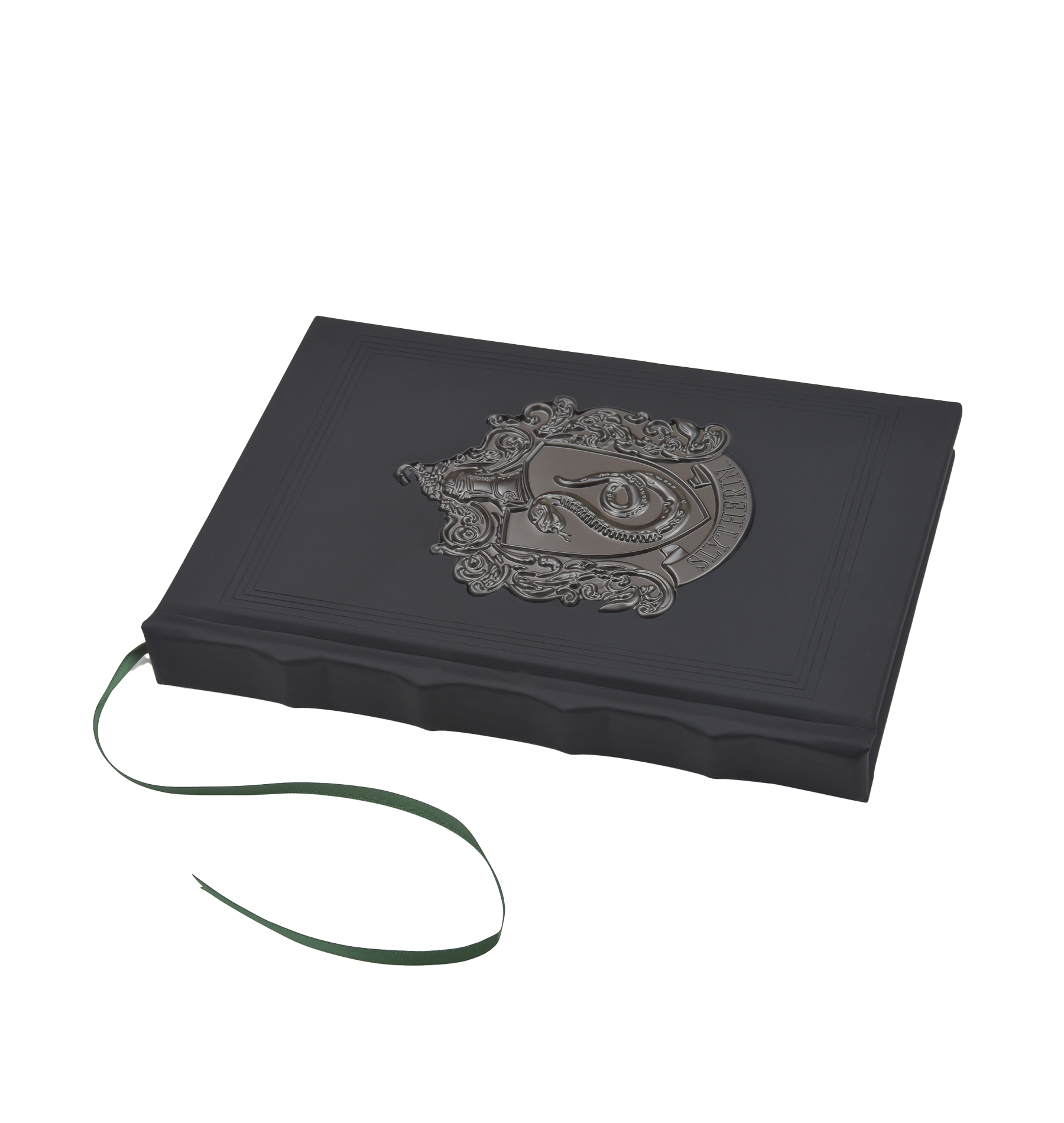 Slytherin Metal Crest Journal