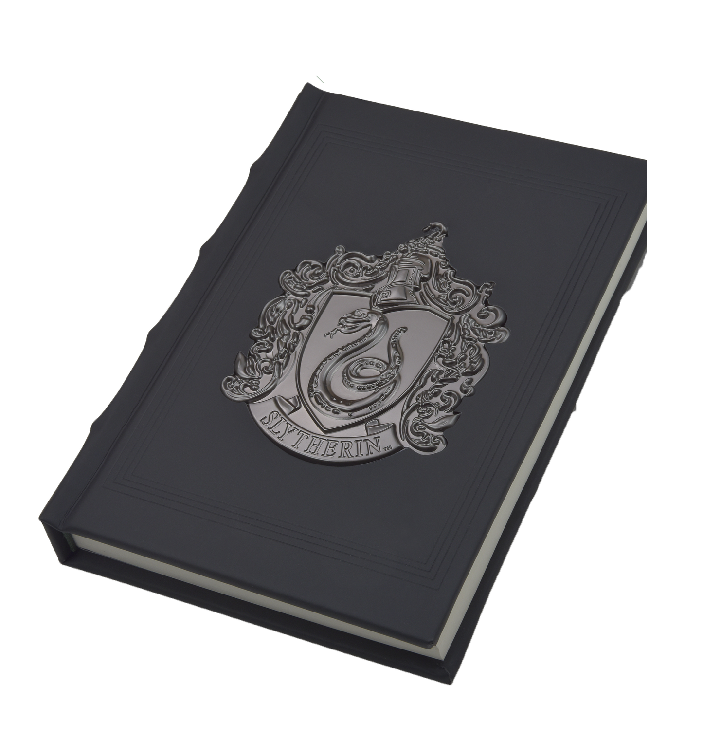 Slytherin Metal Crest Journal