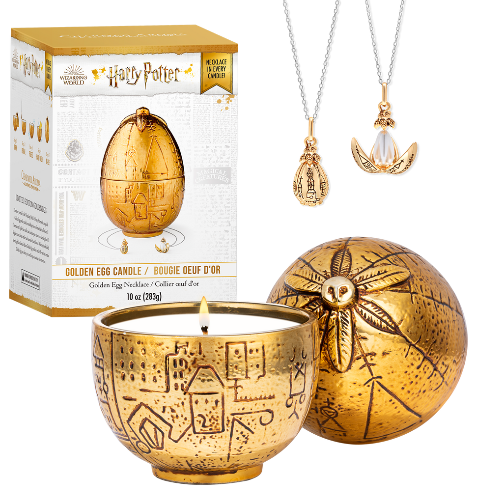 Charmed Aroma Golden Egg Candle | Harry Potter Shop UK