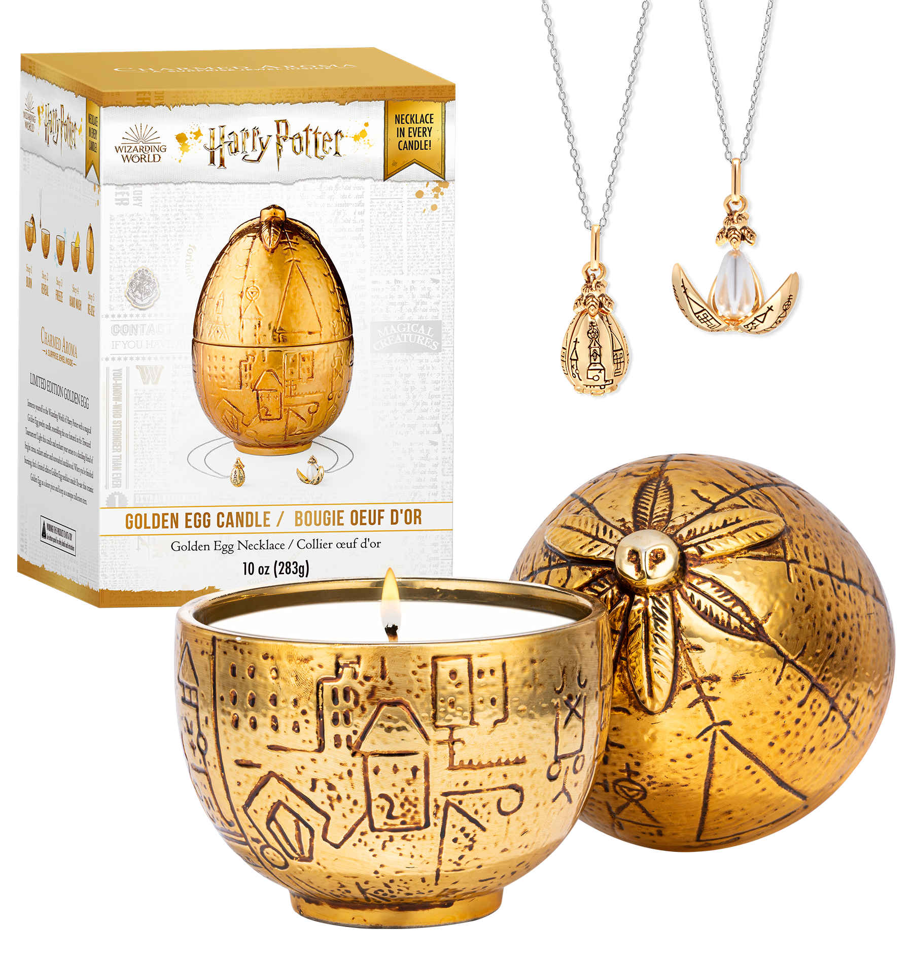 Harry Potter™ Golden Egg Light Up Candle - Necklace Collection, Jewelry  Candle Home Décor | Collectible | Accessories Gift