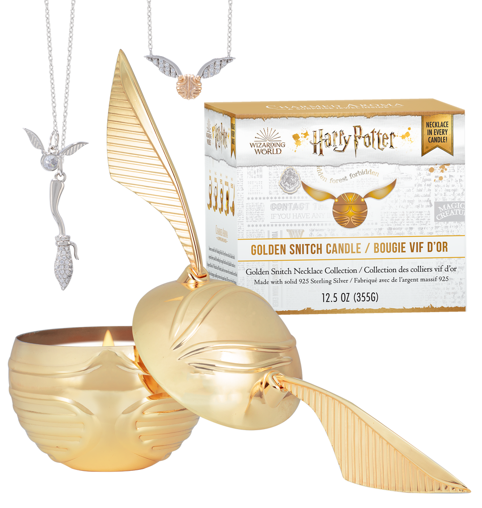 Charmed Aroma Golden Snitch Candle | Harry Potter Shop UK