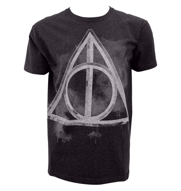 Deathly Hallows Smoky Charcoal T-Shirt