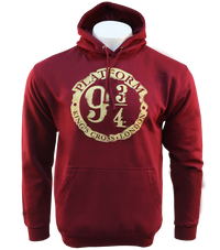 Distressed Platform 9 3/4 Hooded Jumper