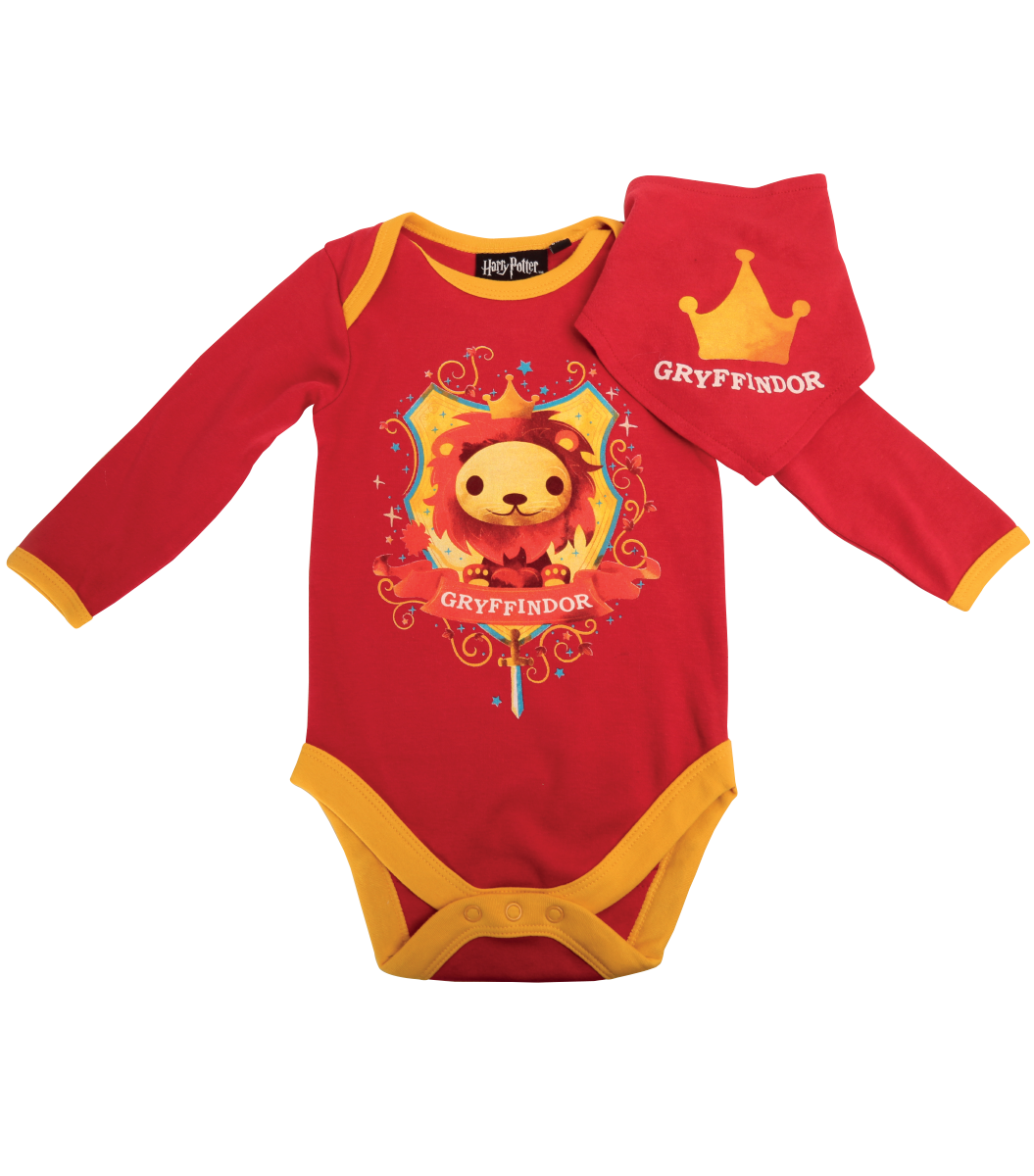 Gryffindor Mascot Babygrow Bib