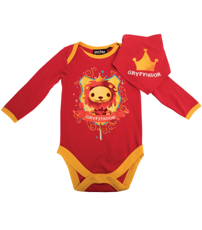 Gryffindor Mascot Babygrow and Bib
