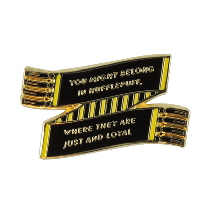 Hufflepuff Scarf Enamel Pin