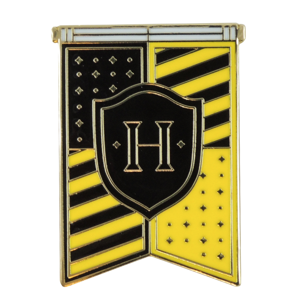 Hufflepuff House Banner Enamel Pin