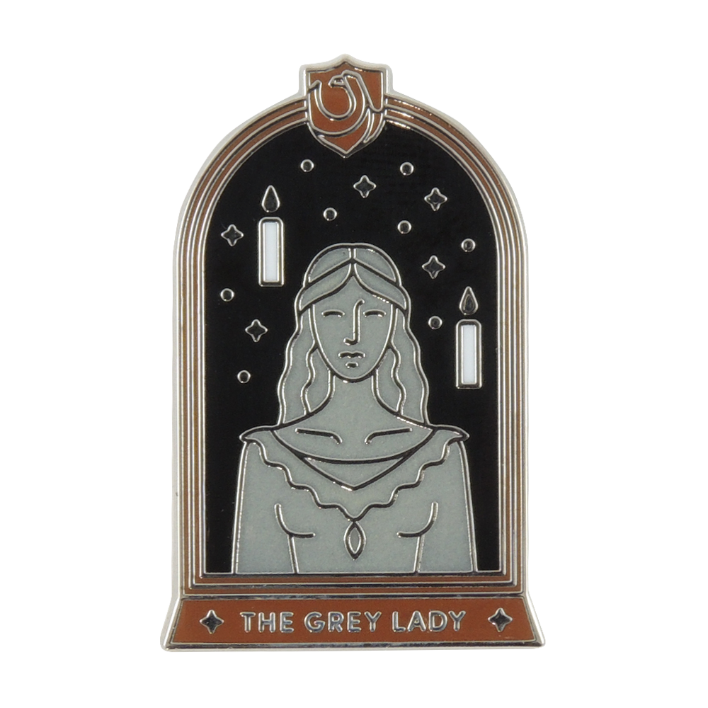 The Grey Lady Enamel Pin