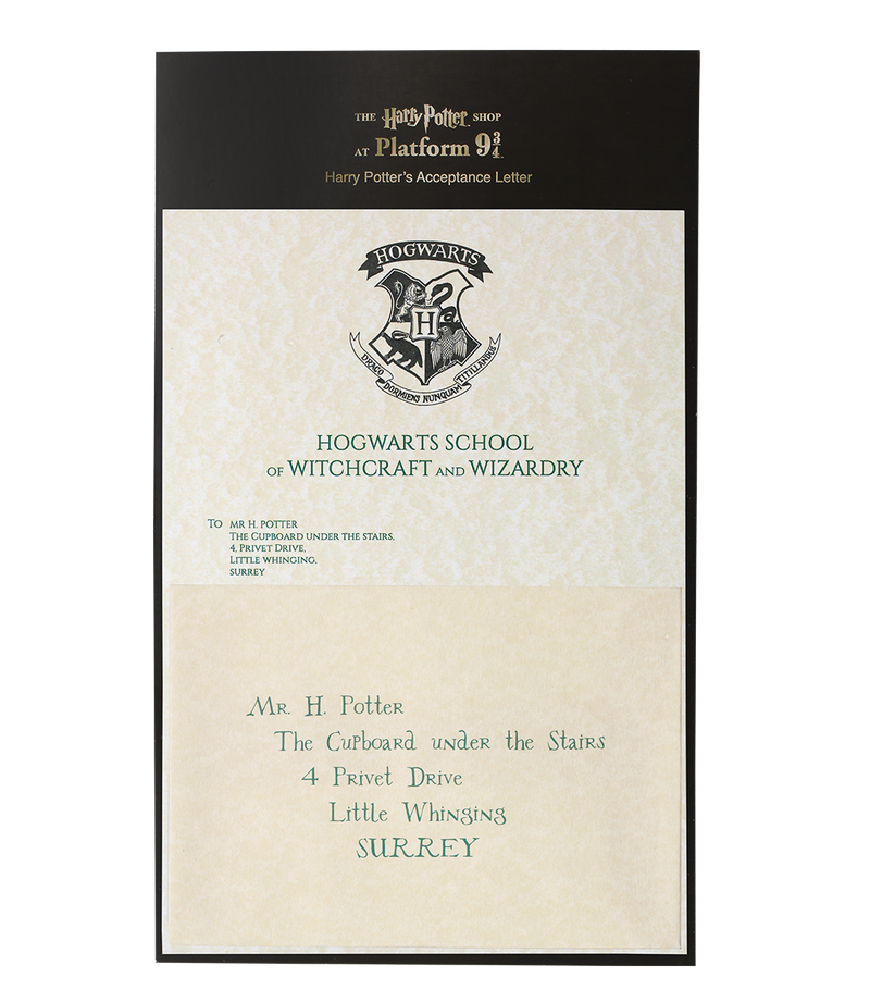 Harry Potter's Hogwarts Acceptance Letter